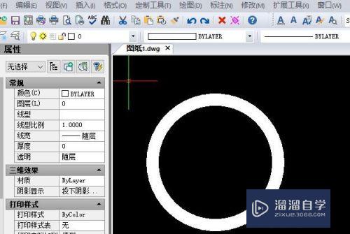 CAD制图中对绘制圆环怎么操作简单？