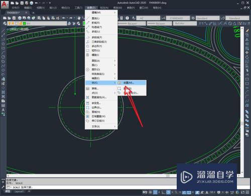 CAD里面的图形怎么能不等比例缩放？怎样缩放啊？