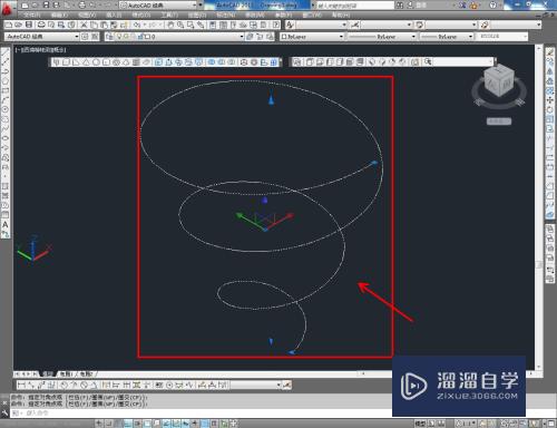 CAD如何制作立体螺旋(cad如何制作立体螺旋图)