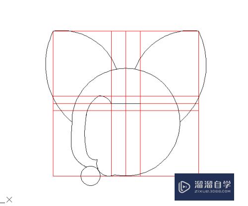 CAD怎么画可爱的阿狸(cad怎么画可爱的阿狸图案)