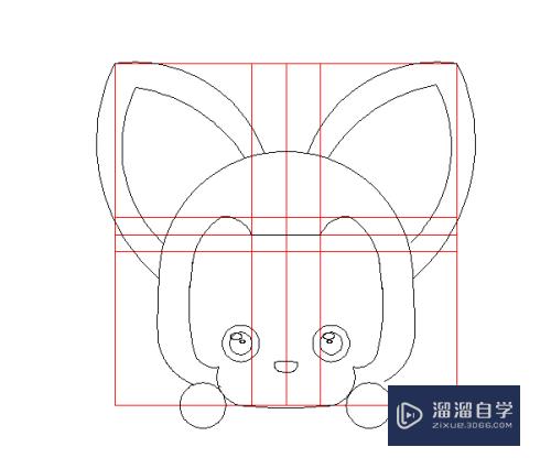 CAD怎么画可爱的阿狸(cad怎么画可爱的阿狸图案)