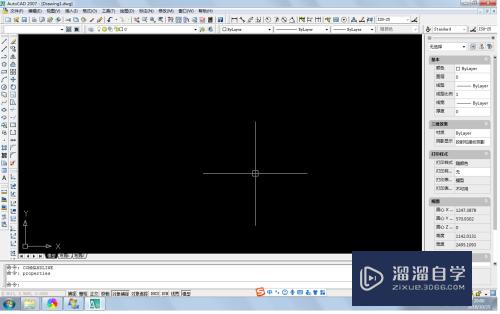 AutoCAD 2007中，使用命令查询图形的周长和面积