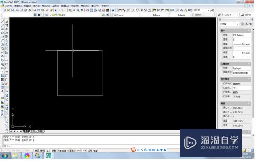 AutoCAD 2007中，使用命令查询图形的周长和面积