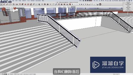 草图大师SketchUp怎么建传统栏杆