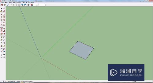 SketchUp草图大师怎么制作三角坡