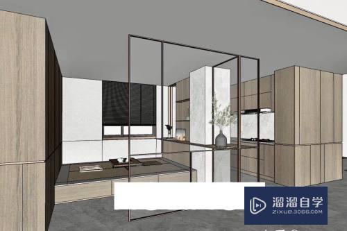 SketchUp草图大师全屋定制衣柜橱柜有屋拆单流程