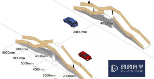 SketchUp草图大师怎么制作过街天桥