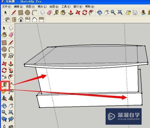 SketchUp8草图大师如何制作床头柜(草图大师床头柜制作步骤)