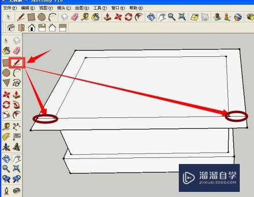 SketchUp8草图大师如何制作床头柜(草图大师床头柜制作步骤)