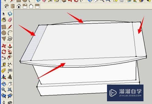 SketchUp8草图大师如何制作床头柜(草图大师床头柜制作步骤)