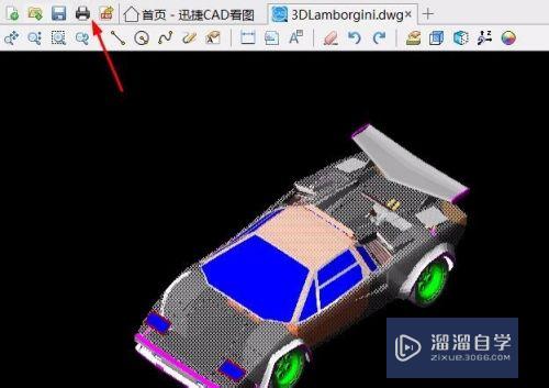 CAD看图中渲染图纸图形怎么操作？