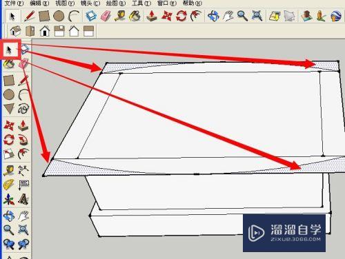 SketchUp8草图大师如何制作床头柜(草图大师床头柜制作步骤)