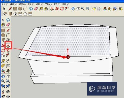 SketchUp8草图大师如何制作床头柜(草图大师床头柜制作步骤)