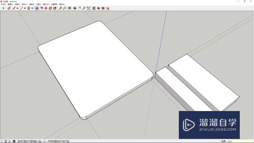 SketchUp怎么制作简单的小白板