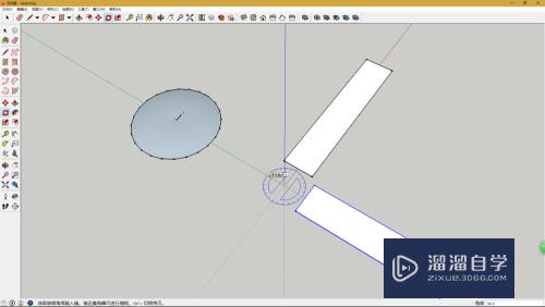 SketchUp怎么创建吊扇模型