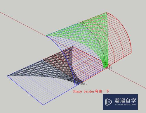 SketchUp怎么设计异形曲面航站楼