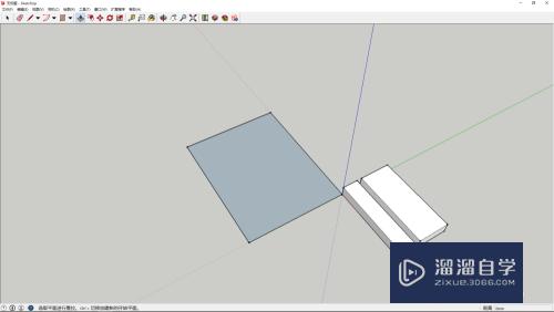 SketchUp怎么制作简单的小白板