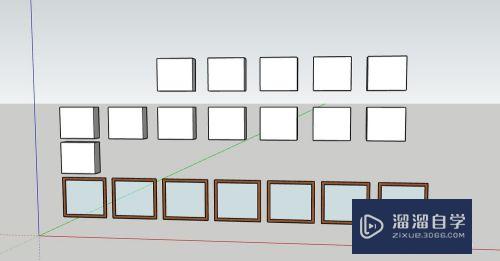 SketchUp草图大师怎么复制多个图形