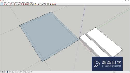 SketchUp怎么制作简单的小白板