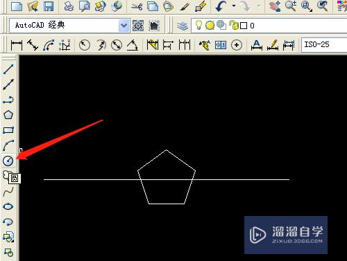 CAD如何画出内接于圆的正多边形(cad怎么画圆的内接正多边形)