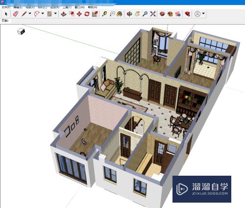 SketchUp2019怎么导出单个组件