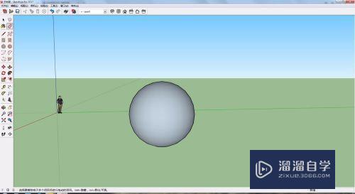 草图大师SketchUp里怎么画球体？
