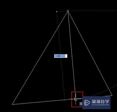 CAD怎么画三角形垂线并验证三垂线交于一点(cad怎么画三角形的垂线)