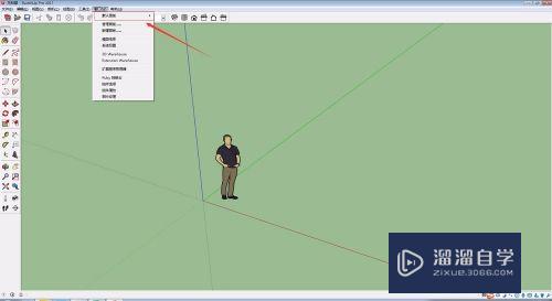 SU草图大师SketchUp2017怎么使用图层工具？