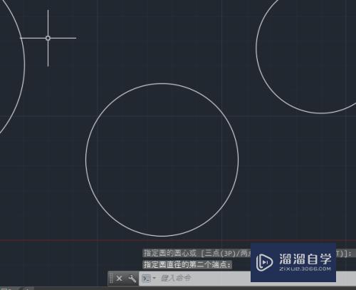 CAD如何通过两点绘制圆(cad怎么根据两点画圆)