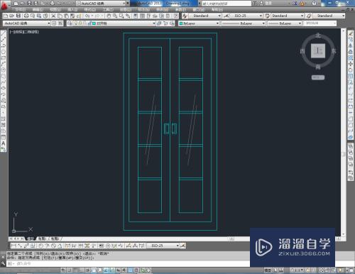 CAD怎样绘制对开铁柜平面图(cad怎样绘制对开铁柜平面图纸)