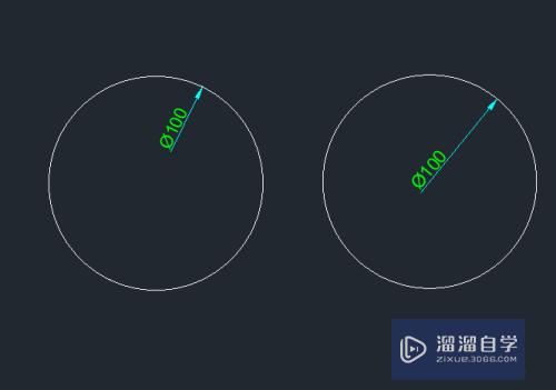 CAD两个圆圆心怎么设置一样(cad两个圆心相距怎么弄)