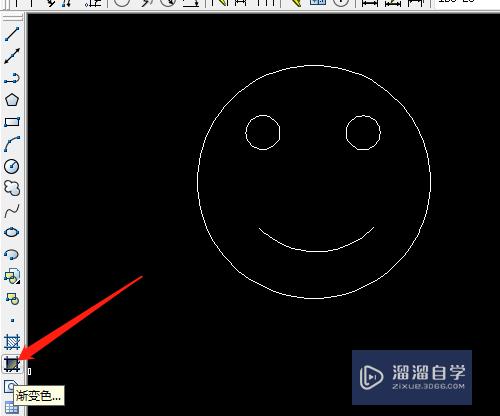 CAD怎样绘制笑脸图案(cad怎样绘制笑脸图案视频)