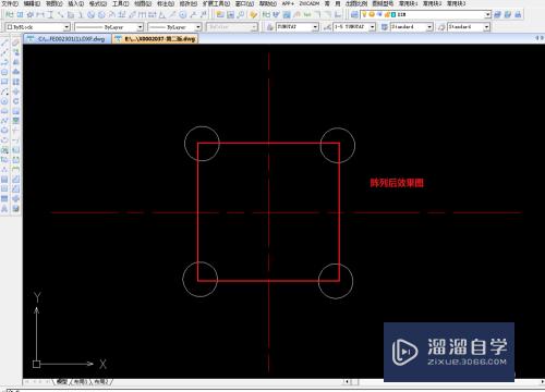 CAD软件怎样做矩形矩阵？