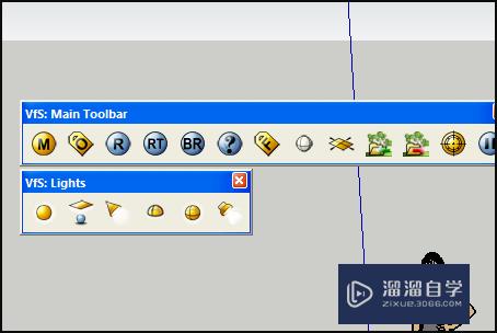 如何打开SketchUp中的VRay控制面板？