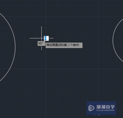 CAD如何通过两点绘制圆(cad怎么根据两点画圆)