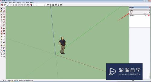 SU草图大师SketchUp2017怎么使用图层工具？