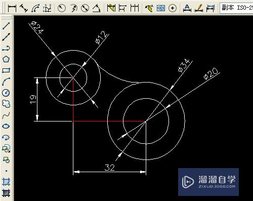 CAD怎样应用圆工具绘制不同类型的圆？