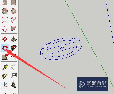 草图大师怎么旋转对象(草图大师怎么旋转对象图形)