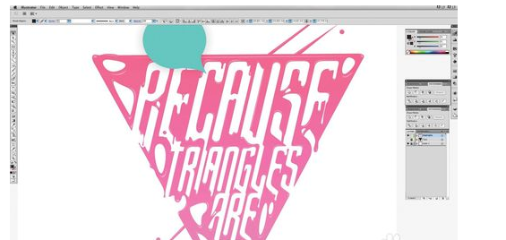 喷漆的效果怎样用Illustrator （AI）做出来？