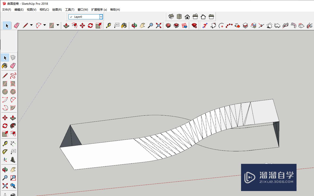 草图大师（SketchUp）怎么让物体表面光滑？