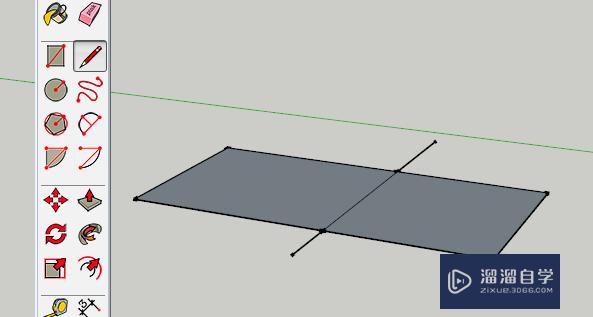 SketchUp如何对对象进行局部旋转？