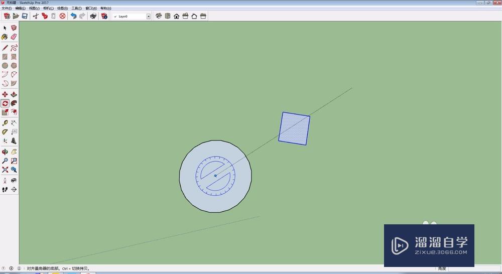 SU草图大师SketchUp2017怎么进行环形复制？