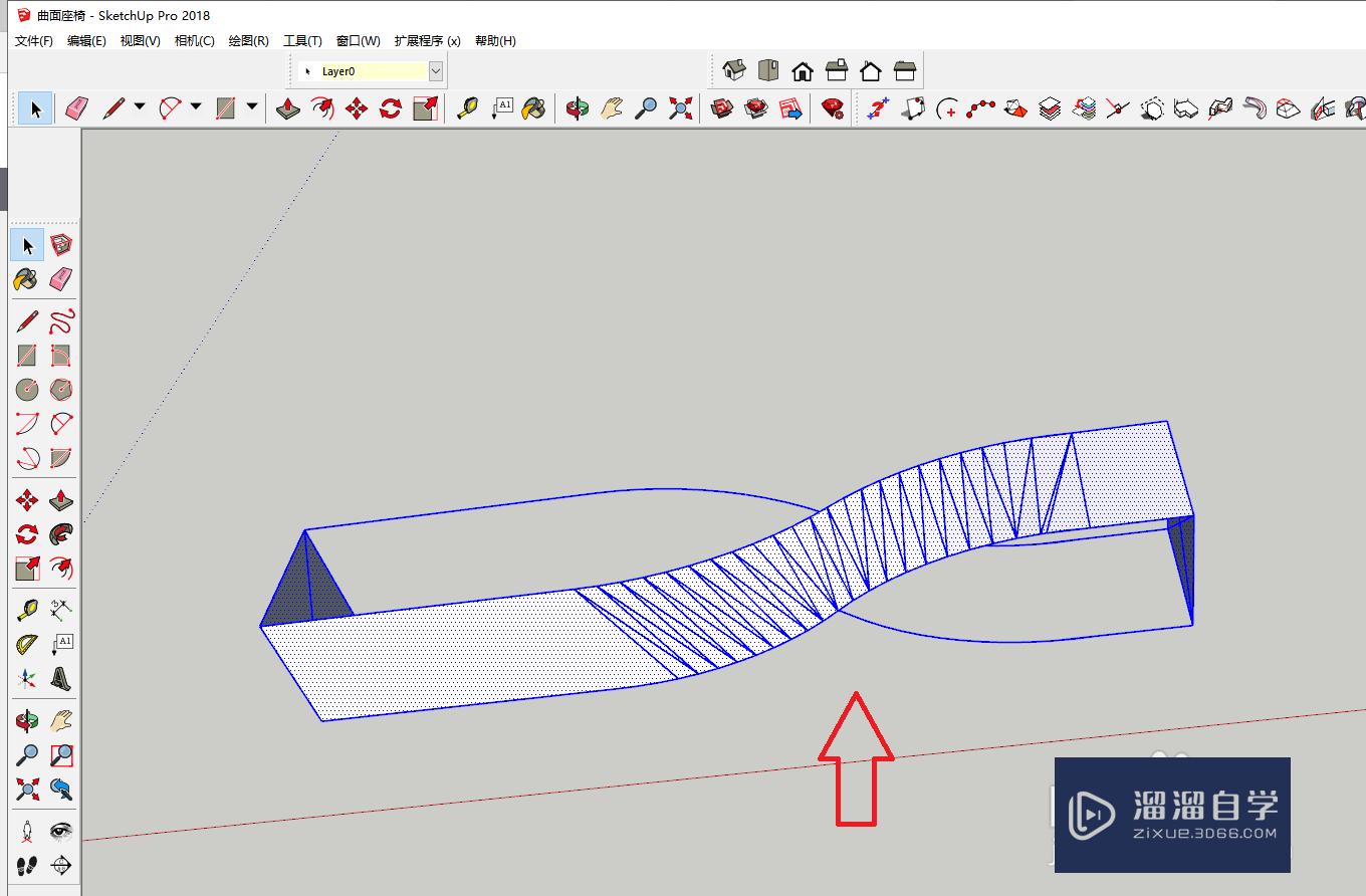 草图大师（SketchUp）怎么让物体表面光滑？