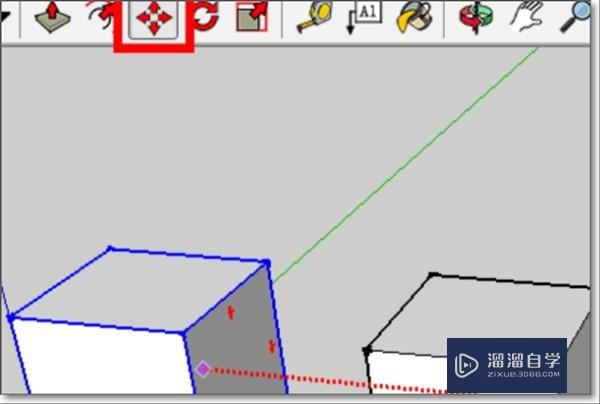 SketchUp怎么等间距复制物体多个