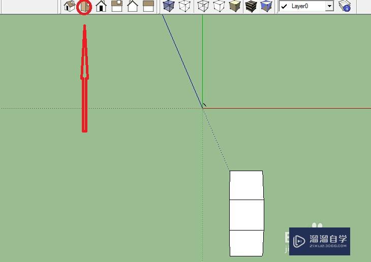 SketchUp怎么进行视角的切换