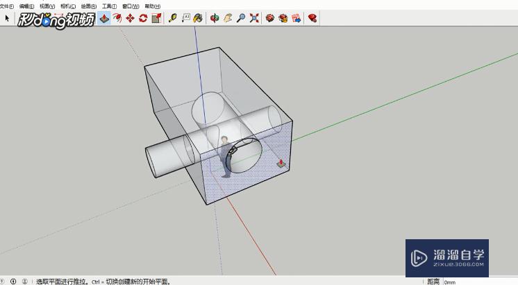 SketchUp中如何设置模型交错命令？