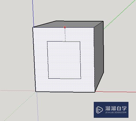 草图大师使用偏移工具偏移面的大小形成新的面