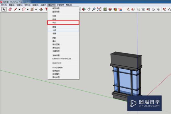 SketchUp里面怎么把模型的面全部反转为正面？