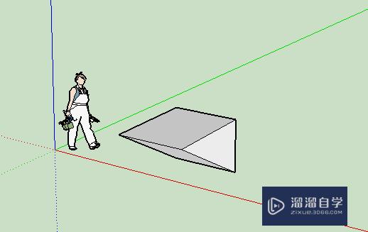 在SketchUp里面怎么对模型进行对称复制？