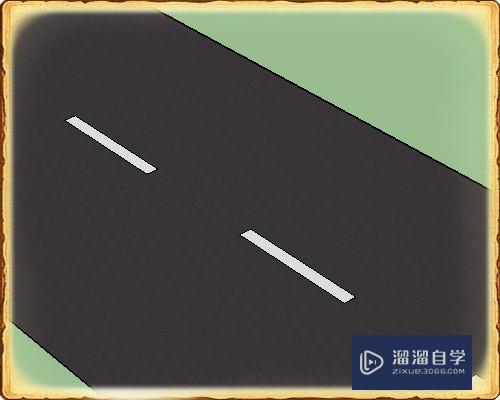 草图大师中怎么绘制沥青道路？